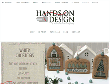 Tablet Screenshot of handsondesign.biz